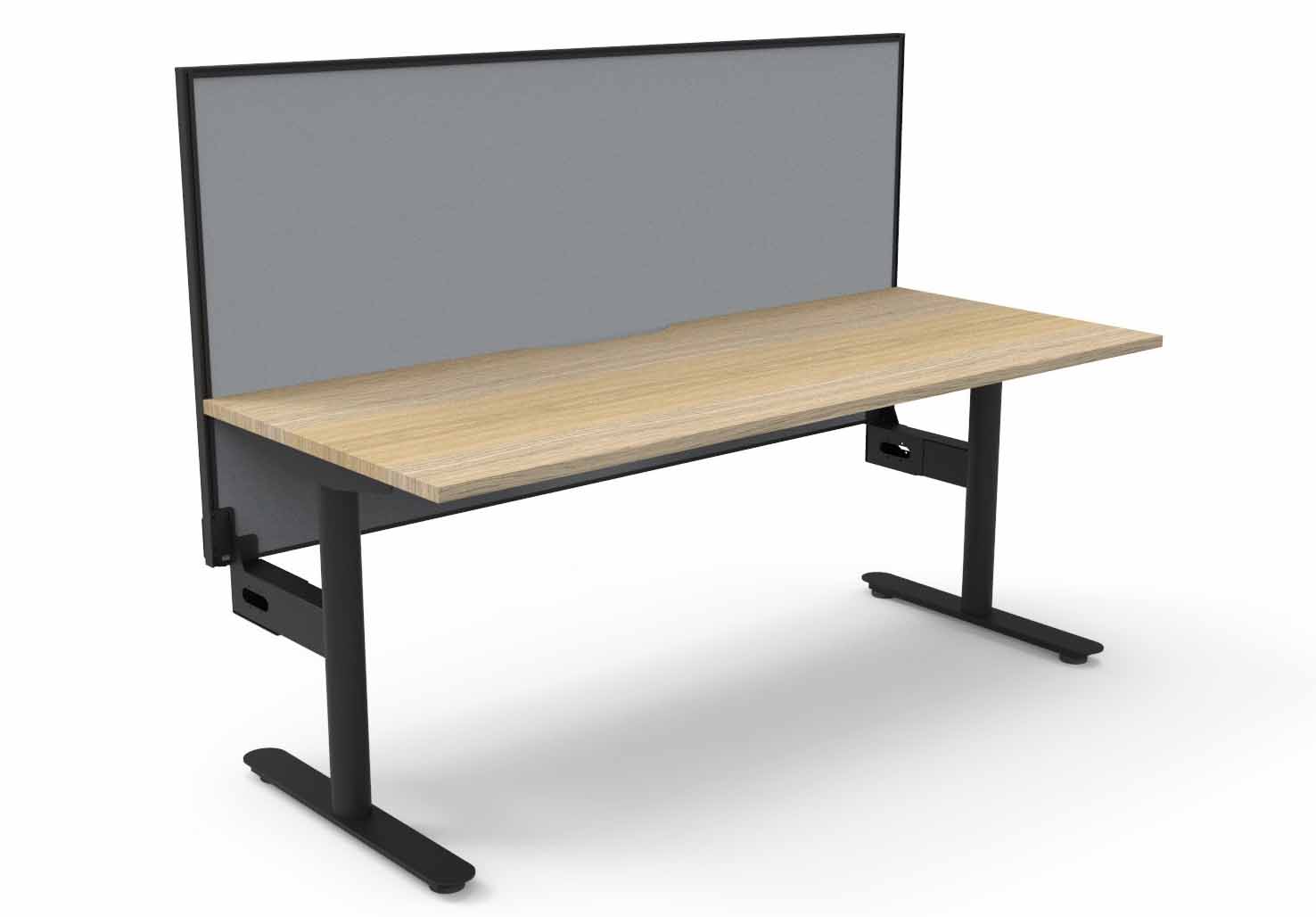 Halo Static Single Sided Workstation - with Screen